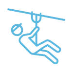 Home Atsikivi Puhketalu - zipline tross lastele